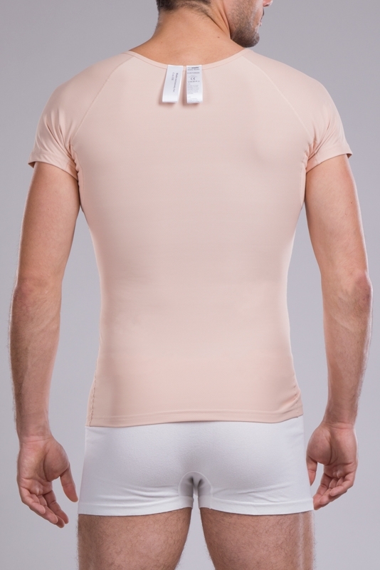 Mens slimming shapewear T-shirt  - lipoelasticshop.com