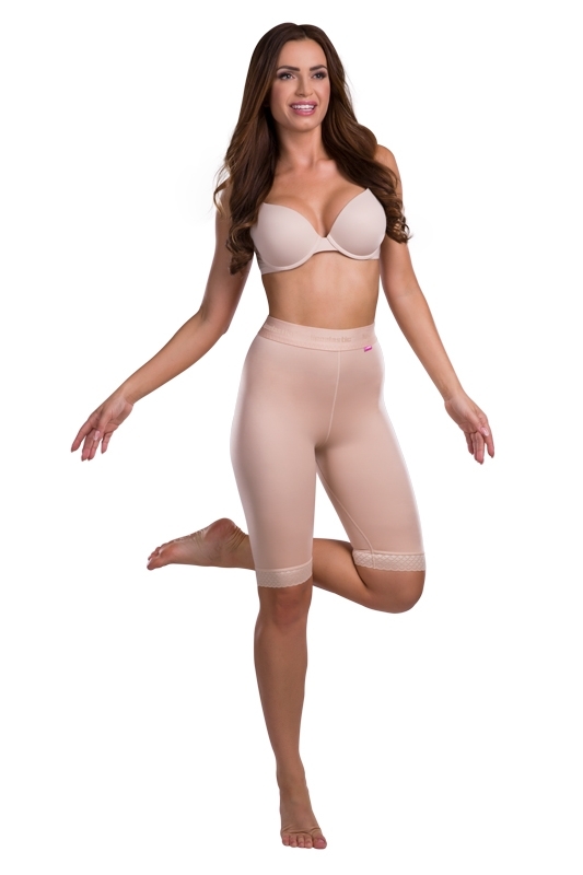 Shapewear compression shorts above knee TF leggings  - lipoelasticshop.com