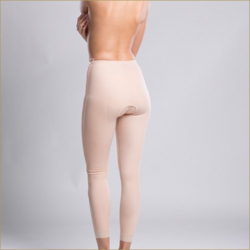 Female compression pants TB Comfort with zipper closure - lipoelasticshop.com
