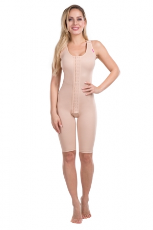 SBYOJLPB Women's Shapewear Women Plus Full Body Suit U-Neck Vest Zipper  Surgeries Lace Stitching Compression Garment Shapewear Bodysuit Beige  14(XXXL) 