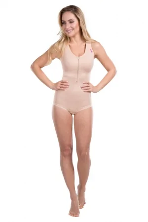 Lolmot Women Full Body Suit U-Neck Vest Breasted Surgeries Lace Stitching  Compression Garment Shapewear Bodysuit 